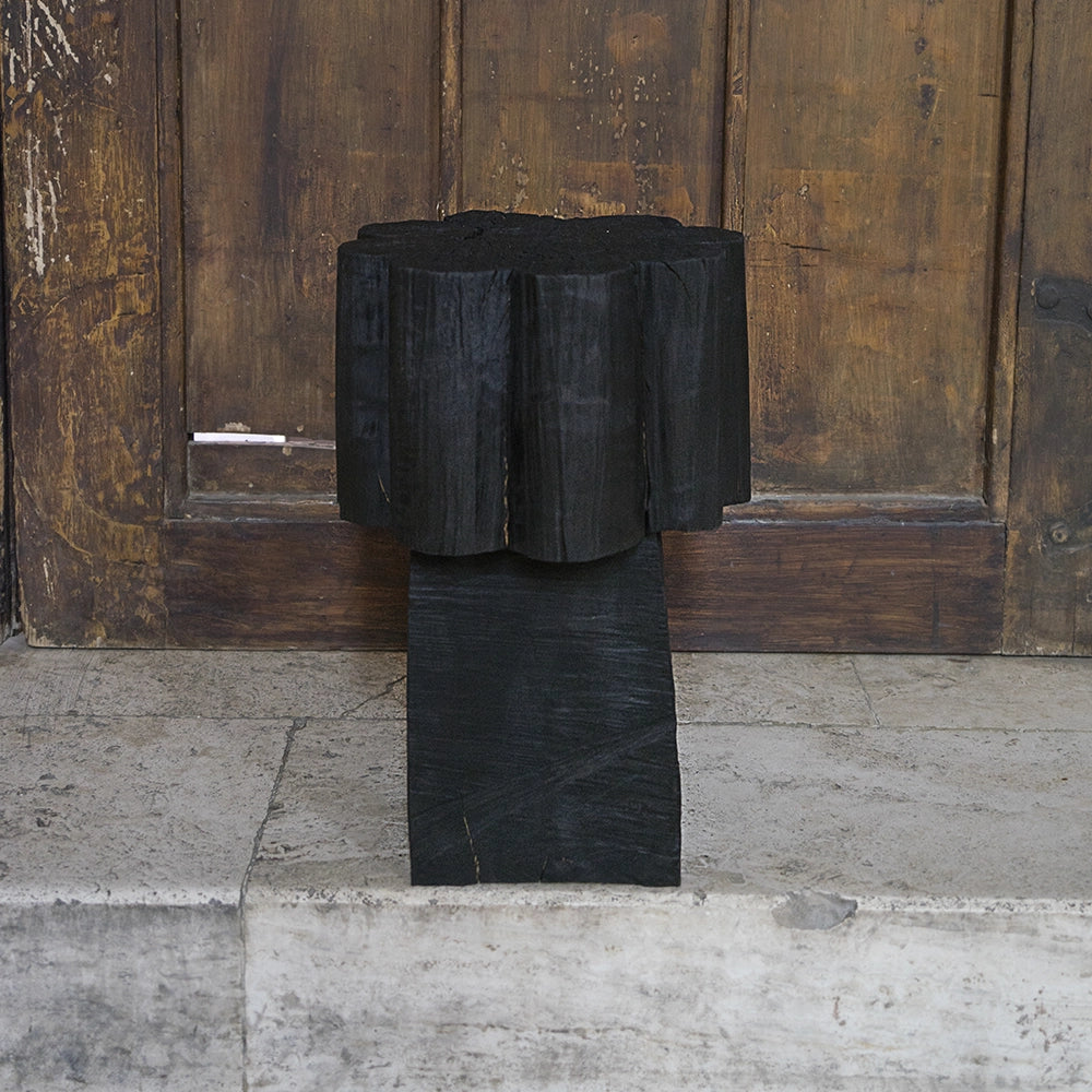Burnt Black Stool