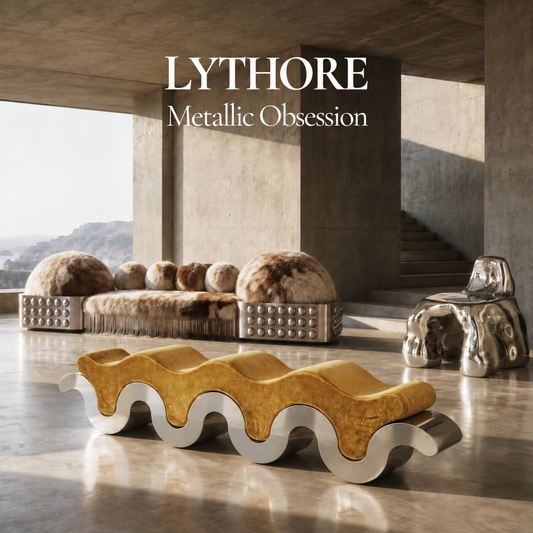 Lythore Collection - new Metallic Obsession collection of Diamant Versatile, Studio Nawa and Lucas Simoes collectible pieces.