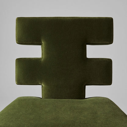 H Chair -  Green Velvet