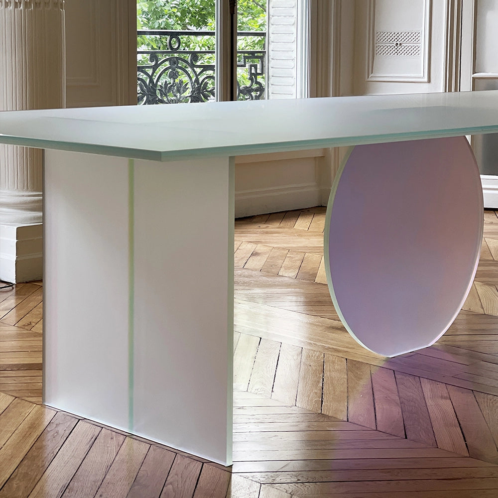 Isola Satin Dining Table