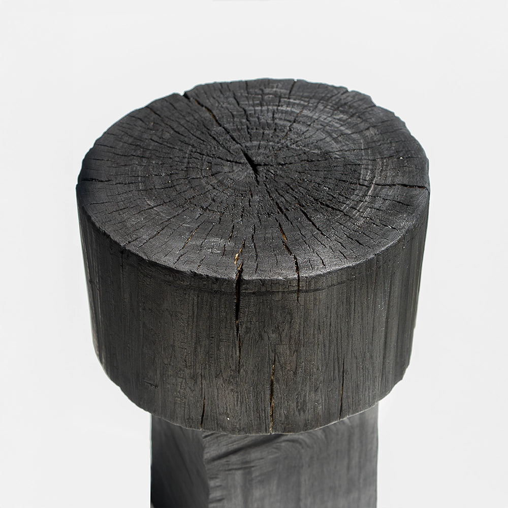 Burnt Black Stool