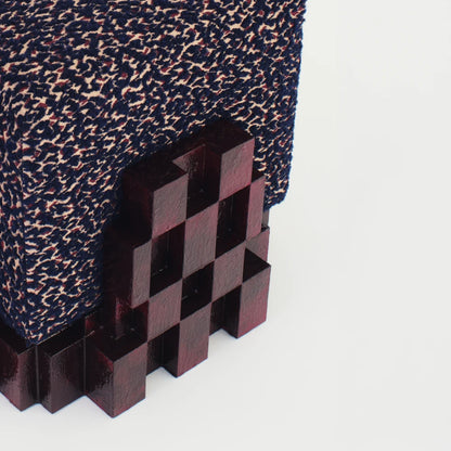 Bruto Stool Burgundy