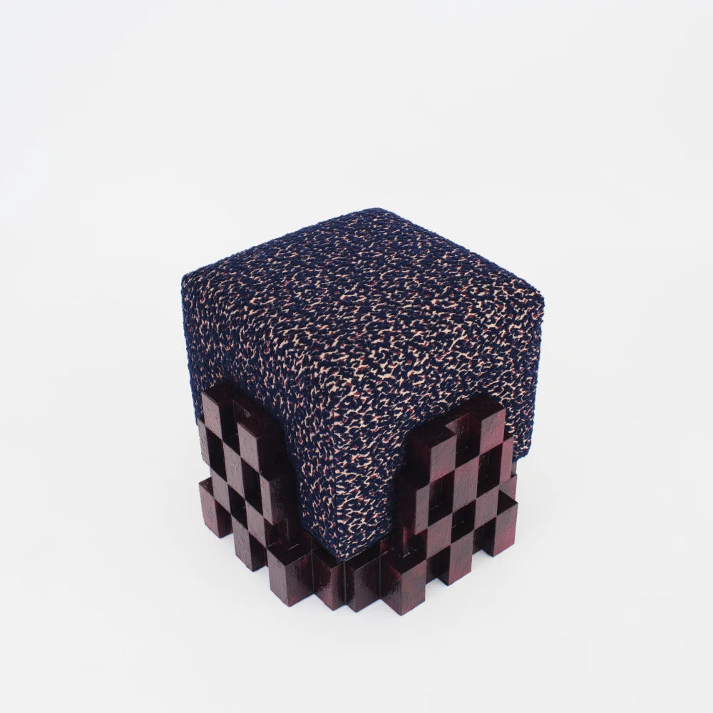 Bruto Stool Burgundy