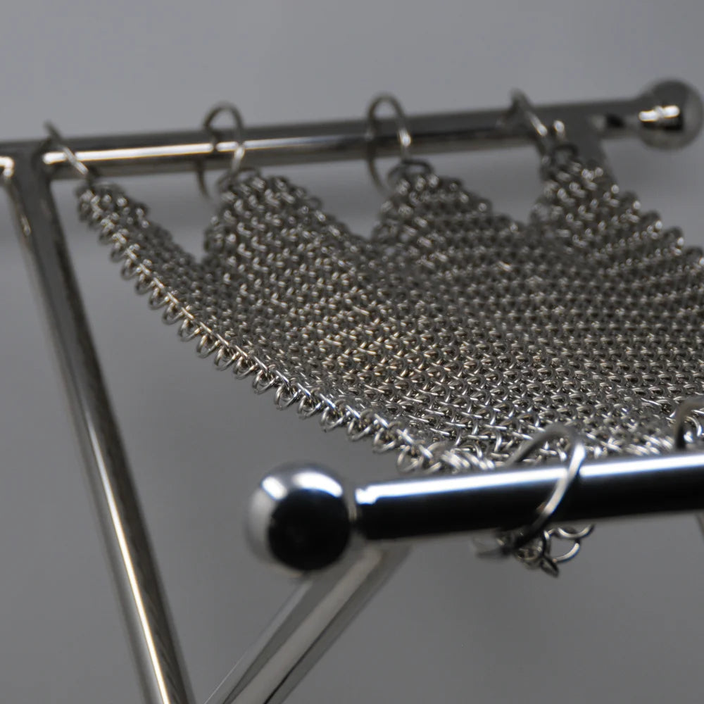 Chainmail Camping Stool