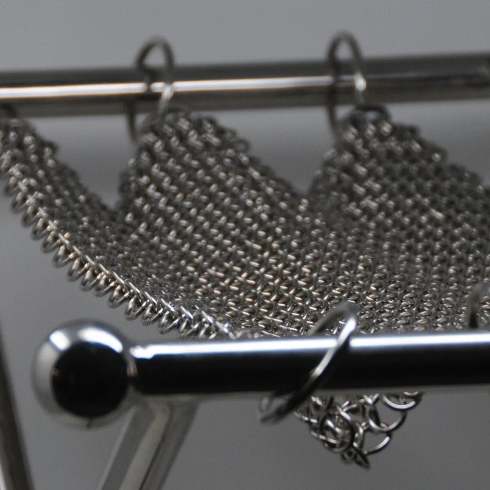 Chainmail Camping Stool