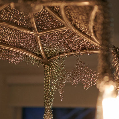 Chainmail Cobweb Chandelier
