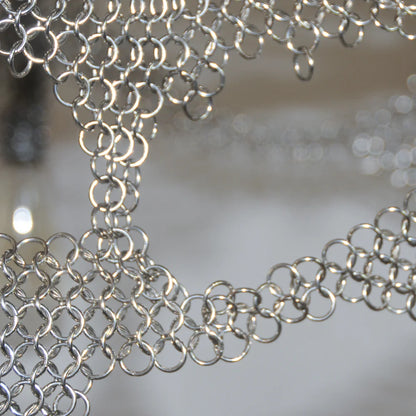 Chainmail Cobweb Chandelier