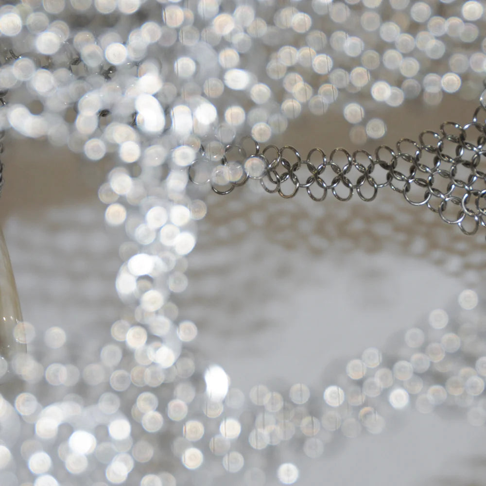 Chainmail Cobweb Chandelier