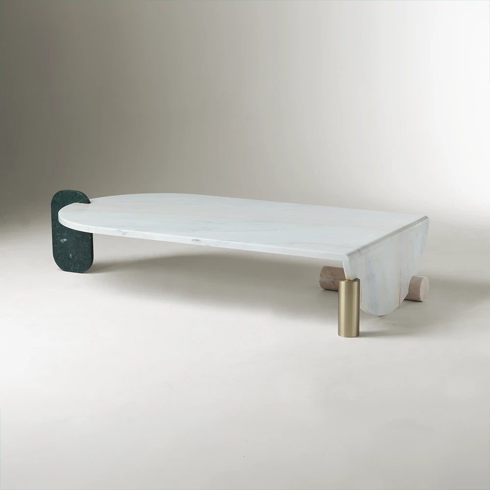Playing Games Marble Coffee Table