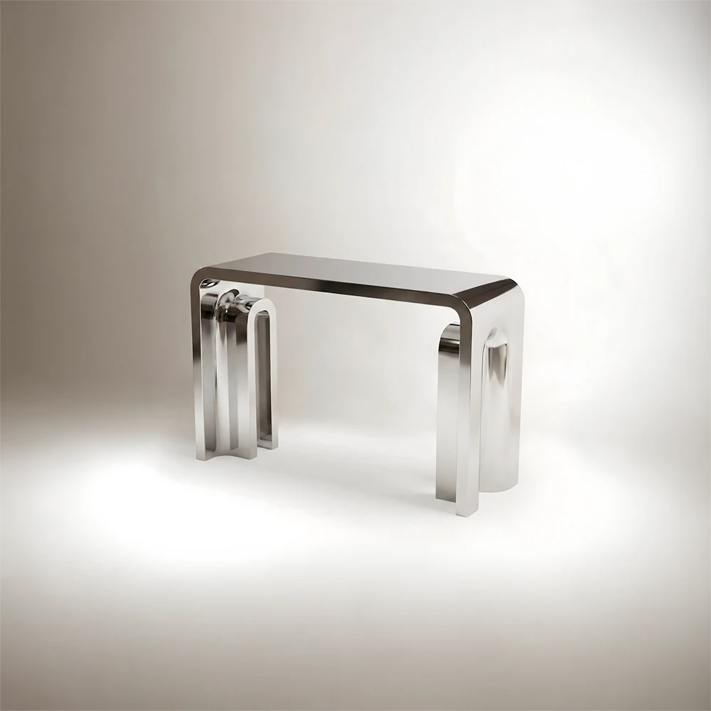 Plié Console Table by Ferriani Sbolgi