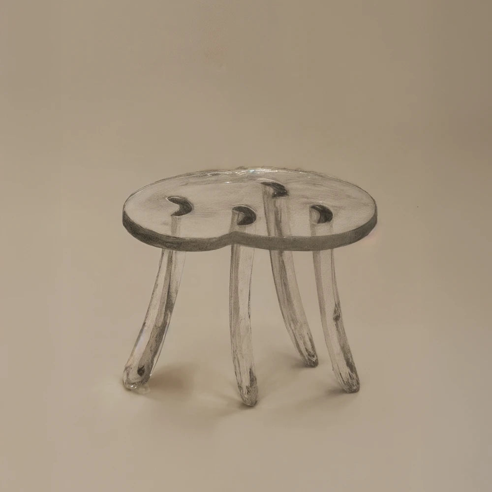 Lung 2.0 Transparent Side Table