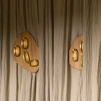 Note Earrings 2 Wall Lamp