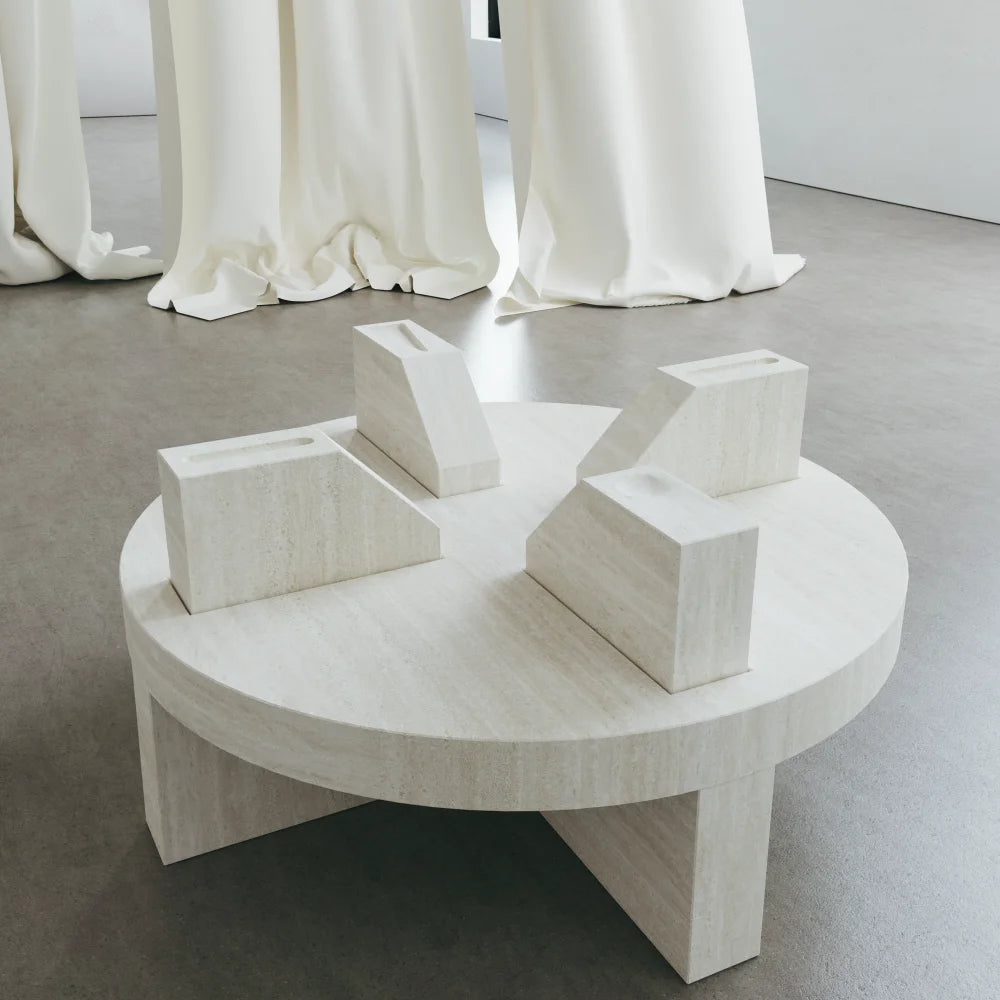 Salvatio Travertine Table