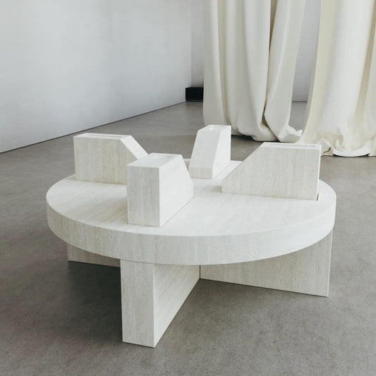 Salvatio Travertine Table