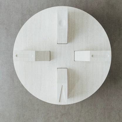 Salvatio Travertine Table