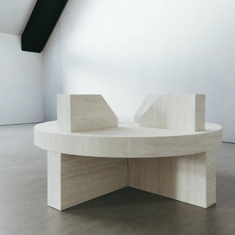 Salvatio Travertine Table
