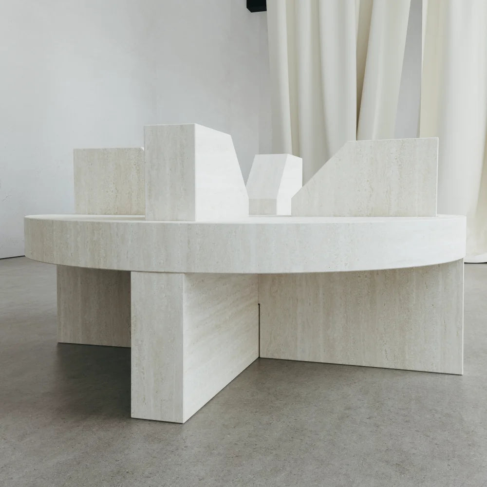 Salvatio Travertine Table