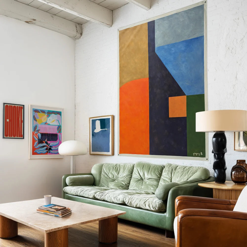 The Moon Behind the Water Tower