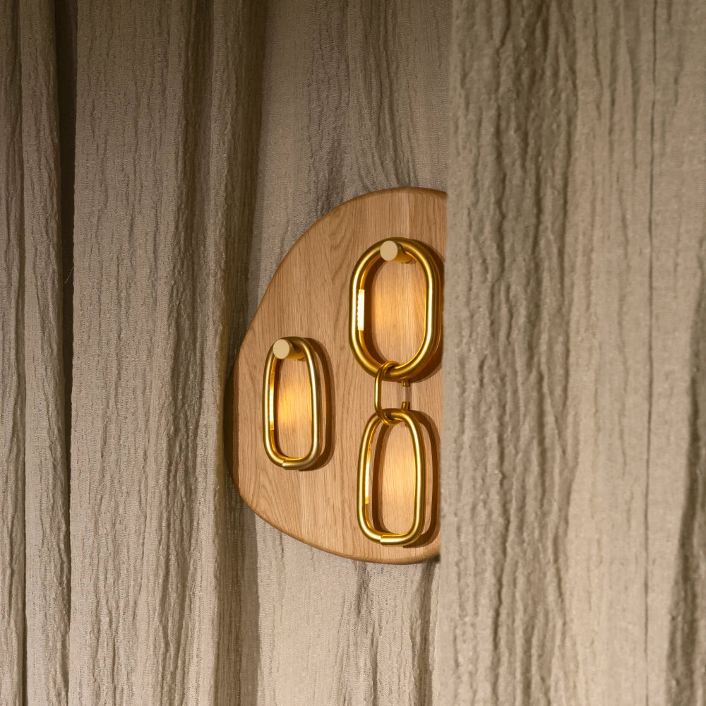 Note Earrings 2 Wall Lamp