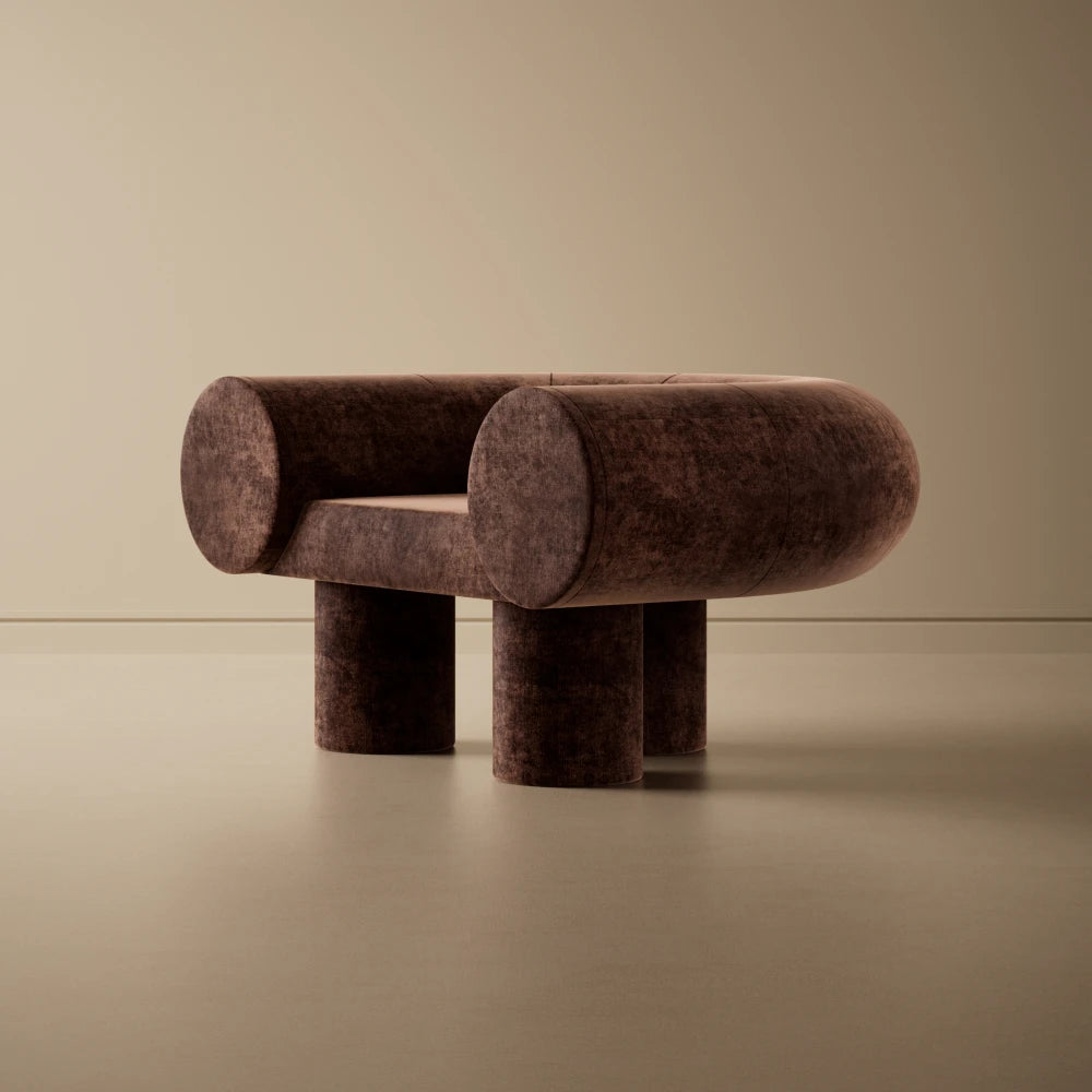 Mineral Armchair Brown