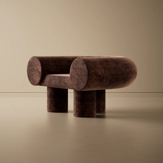 Mineral Armchair Brown
